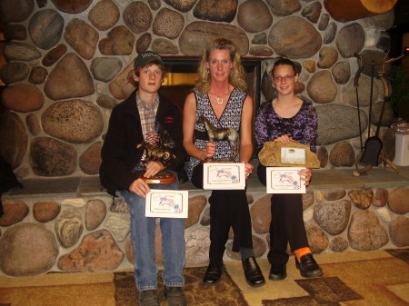 Macon, me and Cassidy with our ApHC Awards
