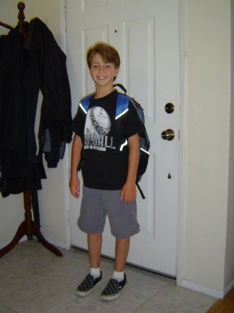 Jake's first day of 4th grade 7/2008