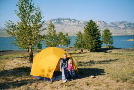 Camping near Cody, WY