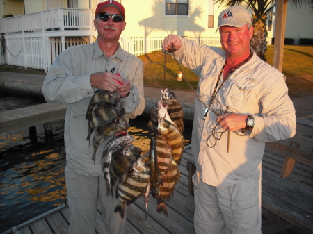 Caught at Goose Island State Park