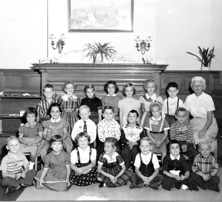 1957 Franklin Ms McGall's Kindergarten grads