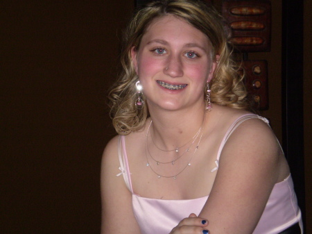My baby at her junior prom-2008
