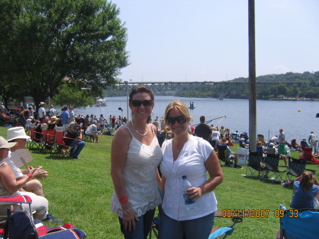 Linda & I at a boat race in Texas