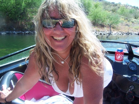 Gretchen at Lake Pleasant, AZ May 2010