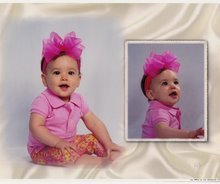Beau my Grand Daughter at 8 months