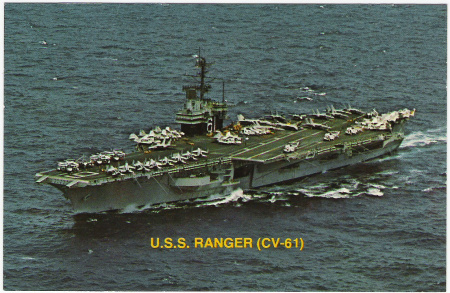 U.S.S. RANGER (CV-61). Approx: 5,000 sailors
