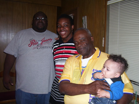 my bro, son, dad and neph