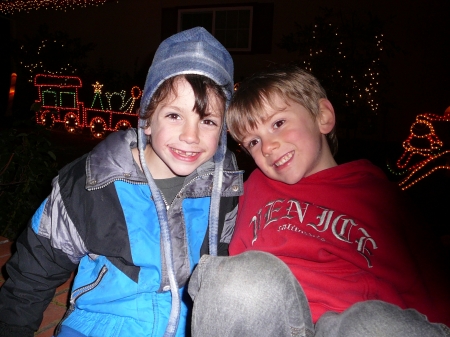 Dustin and Tim - Christmas 2007