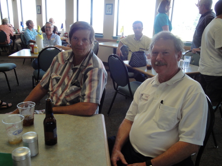 David Loos & Ted Kennedy - Lunch at Gering CC