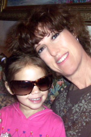 Myself and my granddaughter, May 2007