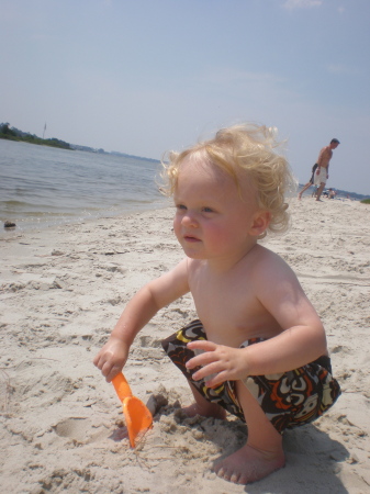 Elijah at the Beach!