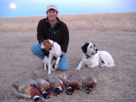 Successful day afield hunting pheasant