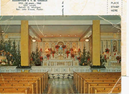 Assumption BVM Church Postcard 1962_3