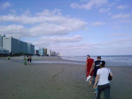 A stroll on the beach