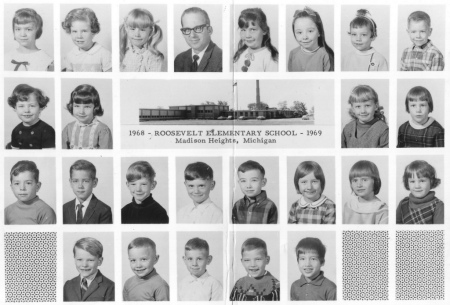 First grade, Miss Burkhart, 1968-1969