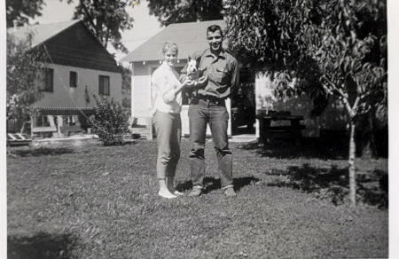 Bill & Kay in Chico, CA 1958