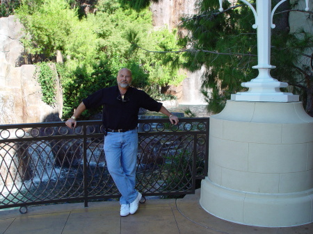 Wynn Casino outside in Vegas, at 50