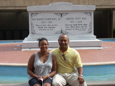At Dr. King's Tomb