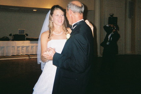 My brother, James with his daughter, Christie