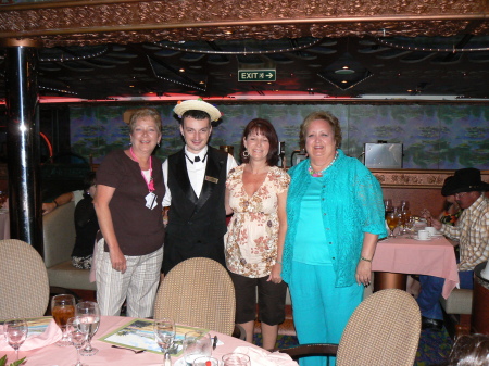 Dinner on the cruise