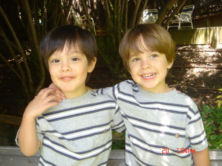 My sister's twin boys
