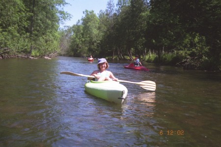 Our kids on the Rifle River 2008