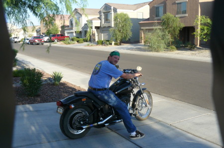 Michael on his Harley