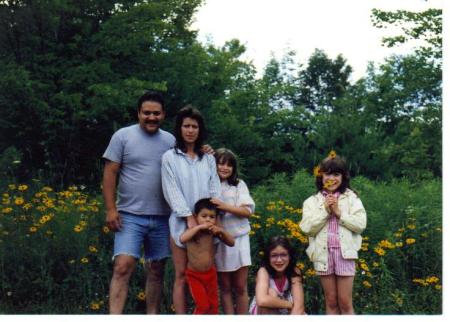 My family in 1991 at our home upstate