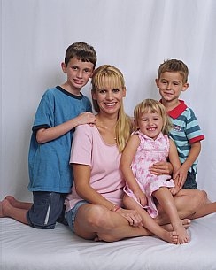 Our daughter Jen and her children