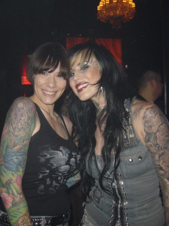 Kat von D and me at the Hard Rock
