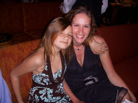 Me & Gabrielle on the cruise.  Time flies!!!