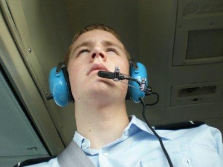 Brendan's first Civil Air Patrol-AFROTC flight