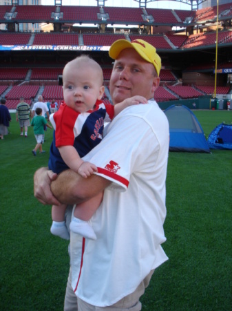 Owen and I at the '07 Cardinals Campout