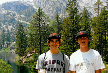 Kellen (R) and Kyle in Tahoe 08