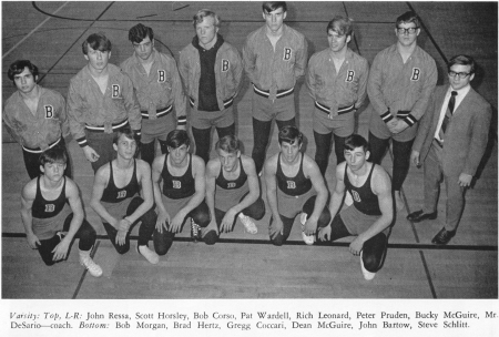 The BHS Wrestling Team 1969