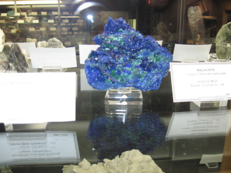 Malachite at the Mining Museum