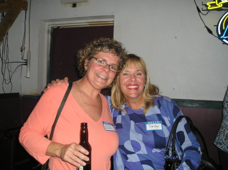 Christy and Pam at the 25th reunion