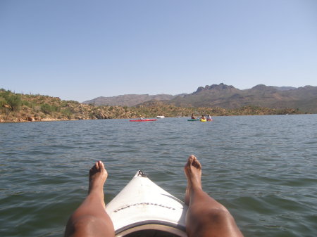 Kayaking at Snake Bite Cove 2008