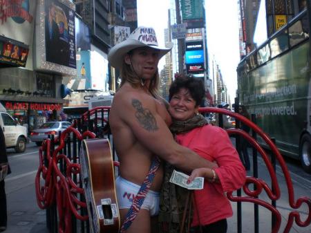 New York City " Naked Cowboy" 2008