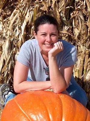 Kat at the Pumpkin Patch