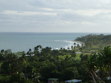 Pacific Harbour view from a big hill