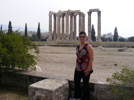 Denise at Temple of Zeus