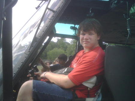 Zach in the helo