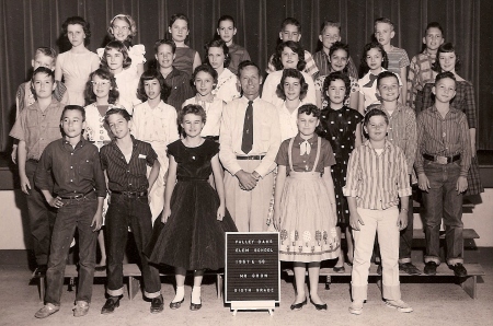 Mr. Grow's 6th grade class 1957-58