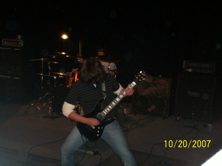 Our son Dakota and his guitar