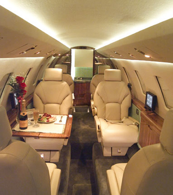 Cessna Citation interior