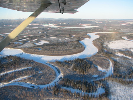 Koyukuk River south of Hughes, AK