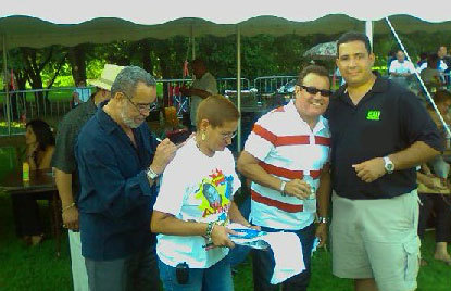 Andy Montanez, Ismael Miranda a fan and me