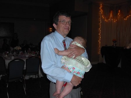 Me and my newest cousin..... 2007 at a wedding