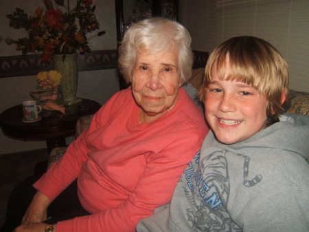 My son Will and Grandma